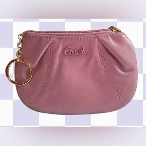 COACH PARKER  pink Soho Leather Coin Purse